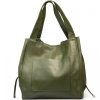 kozena maxi kabelka edda olivove zelena