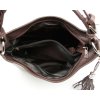 Kožená kabelka Mira hnědá