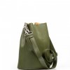 kozena kabelka nita olivove zelena