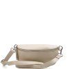 Kožená crossbody ledvinka Tamra béžová