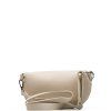 Kožená crossbody ledvinka Tamra béžová