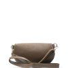 Kožená crossbody ledvinka Tamra fango