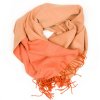 Dámská oboustranná šála Nicoletta oranžovo-béžová