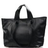 Kožená shopper kabelka Leira černá