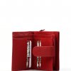 Dámská kožená peněženka Peyton červená