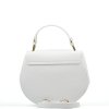 Kožená kabelka Romina bílá