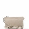 Kožená mini kabelka Bonita béžová