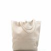 Kožená shopper kabelka Solange béžová