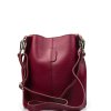 Kožená kabelka Nita bordó