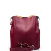Kožená kabelka Nita bordó