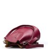 Kožená kabelka Nita bordó