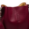Kožená kabelka Nita bordó