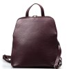 Kožený batůžek Alcina bordó