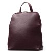 Kožený batůžek Alcina bordó