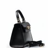 Kožená kabelka Rachel černá