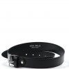 Dámský kožený opasek černý