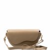 Kožená kabelka Emily taupe