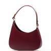 Kožená kabelka Viviana bordó