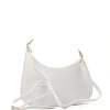 Kožená kabelka Viviana bílá