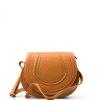 Kožená crossbody kabelka Briaga koňakově hnědá