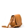 Kožená crossbody kabelka Briaga koňakově hnědá