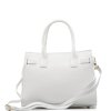 Kožená kabelka Liliane bílá