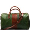 Kožená cestovní taška Taylor zelená