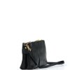 Kožená crossbody kabelka Alison černá
