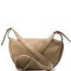 Kožená crossbody kabelka Effie taupe