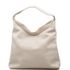 Kožená kabelka Gena béžová