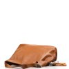 Kožená kabelka Dania koňakově hnědá