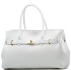 Kožená kabelka Aurelie bílá