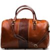 Kožená cestovní taška Tonny koňakově hnědá