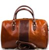 Kožená cestovní taška Tonny koňakově hnědá