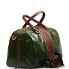 Kožená cestovní taška Tonny zelená