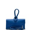 Kožená kabelka Valerie modrá