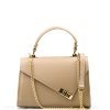 Kožená kabelka Milla taupe