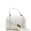 Kožená kabelka Milla bílá