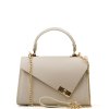 Kožená kabelka Milla béžová