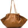 Kožená shopper kabelka Hillie koňakově hnědá