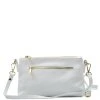 Kožená crossbody kabelka Alison bílá