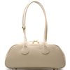Kožená kabelka Karina béžová