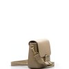 Kožená crossbody kabelka Sorya taupe