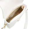 Kožená crossbody kabelka Sorya bílá