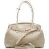 Kožená kabelka Nizza béžová