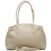 Kožená kabelka Nizza béžová