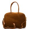Kožená kabelka Thea koňakově hnědá