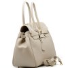 Kožená kabelka Fabia béžová