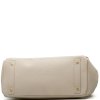 Kožená kabelka Fabia béžová