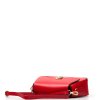 Kožená kabelka Cloe červená